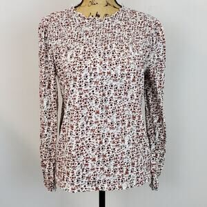 Lucky Brand floral top sz M